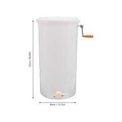 Honey Extractor 2 Two Frame Manual Crank Honey Bee Spinner Beekeeping Equipment