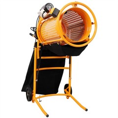 360W Foldable Electric Rotary Soil Sieve Machine Steel Screen Aperture 11MM
