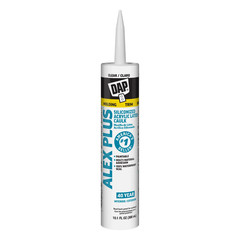 (4 Pack) Alex plus 10.1 Oz Clear All Purpose Acrylic Latex Caulk plus Silicone