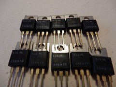 Motorola MTP8N10 Field Effect Transistors Gold Leads Qty 10 NOS BGX