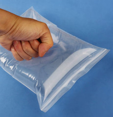 Clear PE Zip-lock Bags Plastic Grip Self Seal Resealable Food Grade Storage Bags