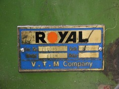 6″ X 18″ ROYAL MODEL 618M HORIZONAL SURFACE GRINDER: STOCK #81223