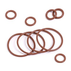 Metric Vitons Rubber FKM O Ring Seals 2mm Cross Section 1mm-196mm ID Brown oring