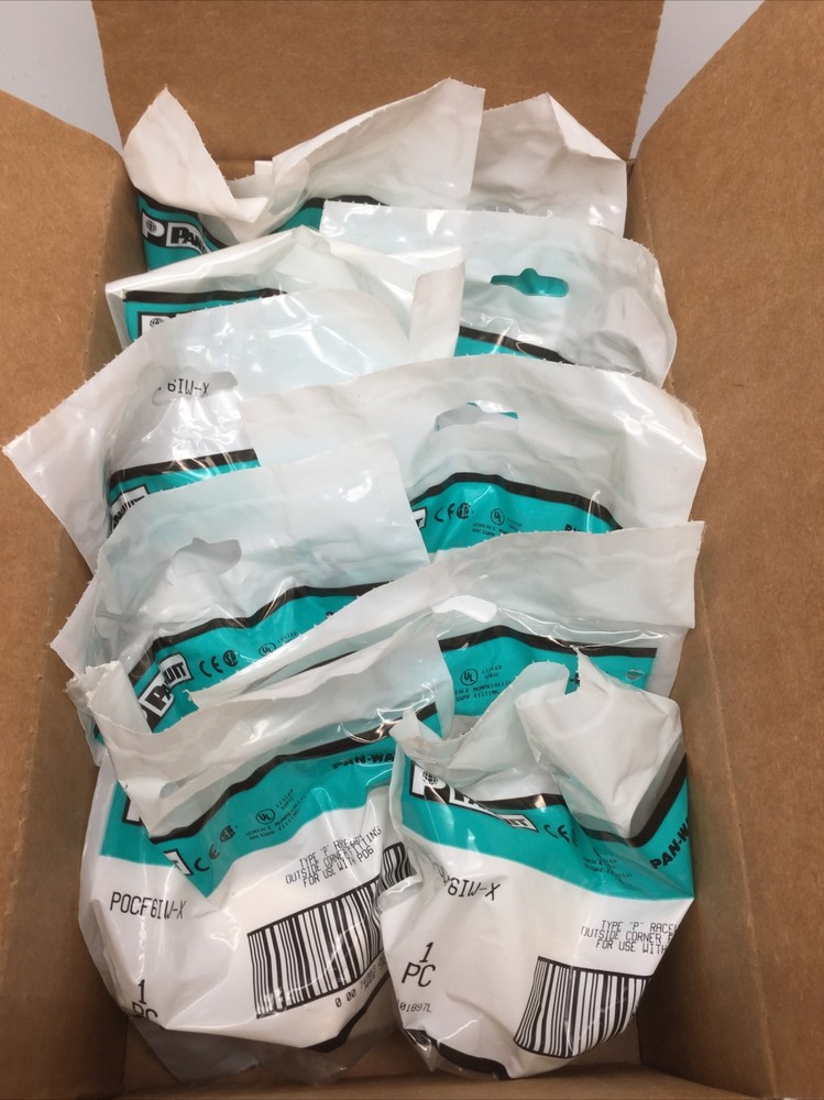 PANDUIT POCF6IW-X Type P Raceway Outside Corner Fitting, PD6 (LOT of 10)