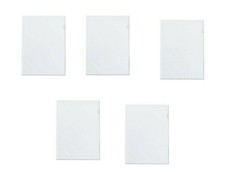 NEW Pendaflex Color Jacs Transparent File Jackets, Letter Size Poly 5 PACK #555