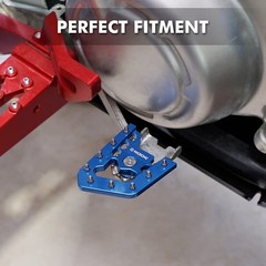 Foot Brake Pedal Lever Peg Pad Extender Compatible with Yamaha Raptor 700 Blue