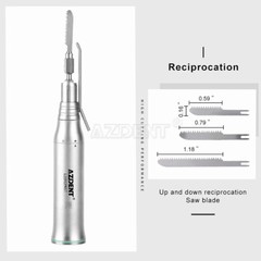 Dental 1:1/4:1 Surgical Saw Straight Handpiece E-type Reciprocating Bone