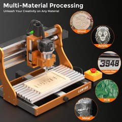 Lunyee 3020 Nova CNC Router Machine for Engraving with 710W Trim Router Spindle