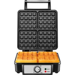 Chefman 4 Slice Belgian Waffle Maker w/ Adjustable Temperature (OpenBox)