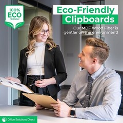 Letter Size Clipboards with Low Profile Clip (Set of 5) – Wood Clipboards Bulk