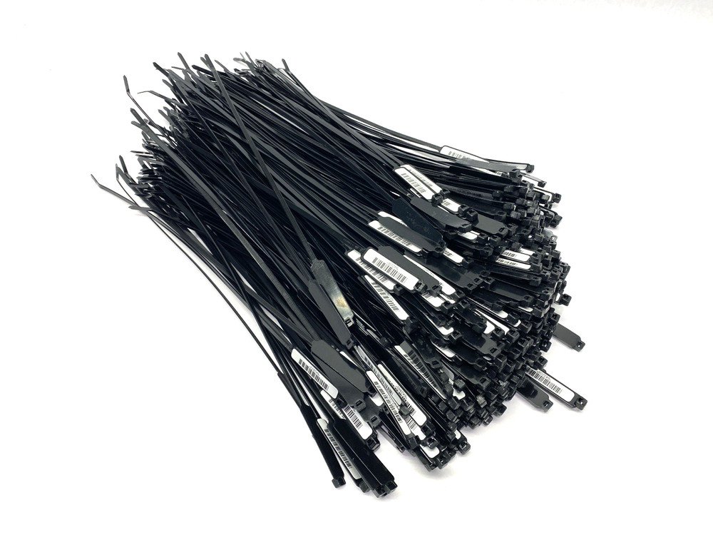 Panduit PLM4S-D0 Black Weather Resistant Nylon Marker Ties 14.6″ Long LOT OF 500