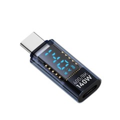 USB C Adapter LED Wattage Display 140W 40Gbps 8K USB C Extension PD3.1 Type5636