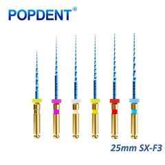 POPDENT Dental Endo Rotary Files X-Pro Gold Taper NITI Endodontic Root Files