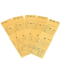 1000 Jewelry & Watch Repair Three Part Tier Craft Job Envelopes Numbered Colored
