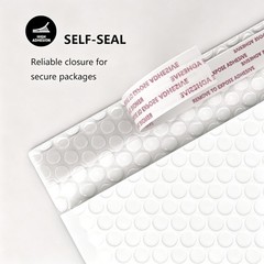 Any Size White Poly Bubble Mailers Shipping Mailing Padded Bags Bubble Envelopes
