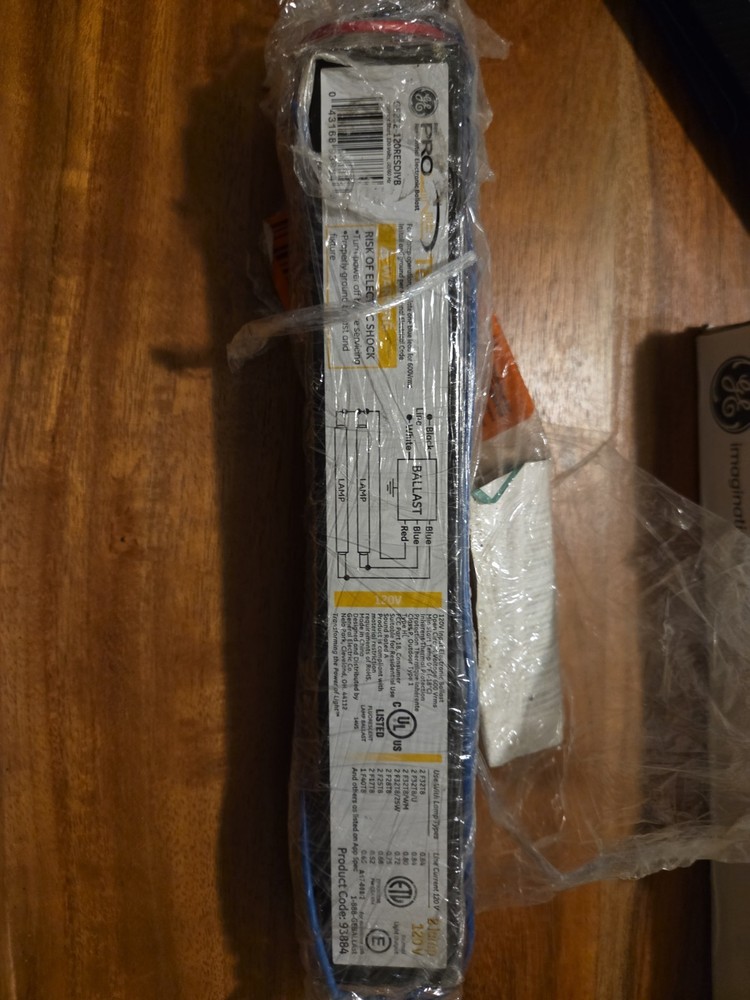 GE 93884 Proline Electronic Ballast GE232-120RESDIYB for T8 fluorescent lamp