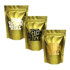 28g Custom Print Zip Seal Mylar Bags Moisture Proof Spice Packaging 6.25×8.75in