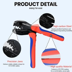 Solar Crimper Tool Kit With 12Pcs MC4 Connectors 2 Solar Connector Spanner Wrenc