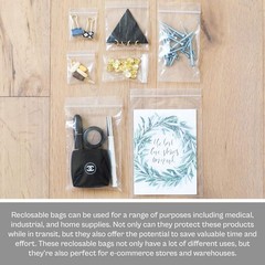 1000 Clear Tiny Reclosable Plastic Bags 2″x2″ Coin/Jewelry Top Seal Polybag 2Mil