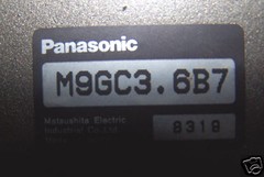 PANASONIC AC SERVO MOTOR GEARMOTOR M9RC90GB4L2 WITH GEARHEAD M9GC3.6B7 90 W 4P