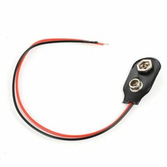 New Pack of 2x 9V Battery Connector Snap Clip Wire Connector Lead Holder T Type