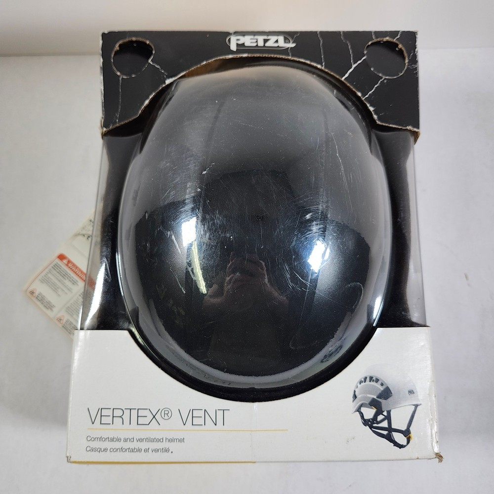 Petzl Vertex Vent Safety Helmet Black A010CA03 Made in France Size 53-63 cm NEW