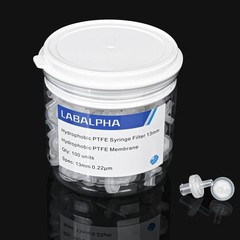 Filters PTFE 100 Pack Lab Filters Pore Size Hydrophobic Filtration (13mm 0.22μm)