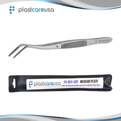 Dental Meriam Plier Cotton Tweezer German Steel Autoclavable Instrument Tool