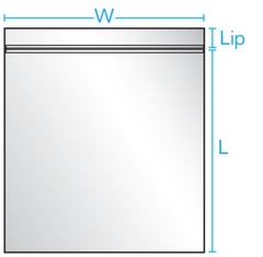 Clear Plastic Reclosable Zipper Baggies 2mil Top Lock Zip Seal Bags Candy Snack