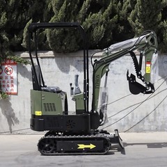 Free Ship Mini Excavator 1 Ton Digger 13.5hp Gas Tracked Crawler B&S EPA Engine