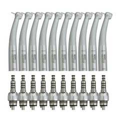 10pcs BEING Dental High Speed Handpiece & Coupling KaVo MULTIflex Midwest 4 Hole