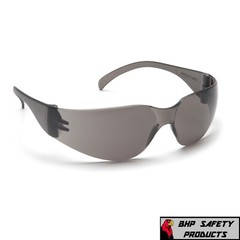 Intruder Grey/Clear Protective Polycarbonate Eyewear Safety Glasses 12PK – 300PK