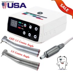 Dental Brushless LED Electric Micro Motor 1:1/1:5 Increasing Handpiece