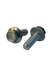 (100 Pcs) 1/4-20×3/4 Grade 5 Hex Serrated Flange Bolts Screws (FT) Zinc Clear
