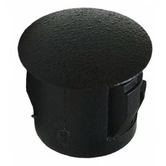 Hole Plug, Hole D 7/8 In, Blk, Pk25, 1Elw4