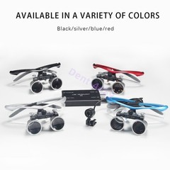 Dental Surgical Medical Loupes Binocular Magnifying Glass With 5W LED Head Light