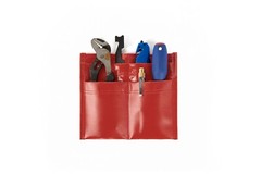 LINE2design Firefighter Tool Pouch Bunker Gear Pocket Tool Holder Nylon – Red