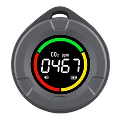 Portable CO2 Detector Mini Indoor Monitor NDIR Sensor Alarm Calibration LCD Home