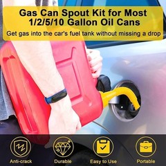 Replacement Gas Can Spout Nozzle Vent Kit For 1/2/5/10 Gal Old Style Cap 3 Pack