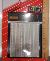 RSR Electronics MB-106 Solderless Breadboard w/Power Binding Posts ~2400 Tie Pts