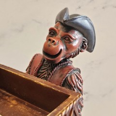 Revolutionary Monkey Business Card Holder – Table Top, Resin