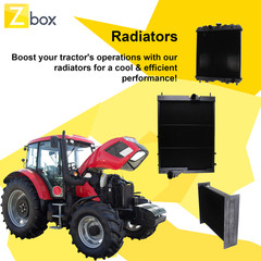 AT48171 Tractor Radiator fits John Deere 300B 302A 401 401B 401C 480A 480B 1520