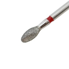 Multi-Use Football Diamond Burs FG 379/023F Egg Fine Grit Red Friction Grip FG