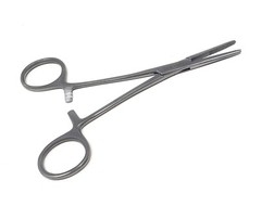 Half Serrated AUTOCLAVABLE O.R GRADE KELLY HEMOSTAT FORCEPS 5.5″ Straight Silver