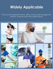 10/50/100/200 Pcs Blue KN95 Protective 5 Layer Face Mask Disposable KN95 Marks