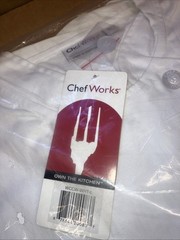 Chef Works Unisex / Men Le Mans Chef Coat, White, Large