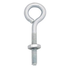 Hampton 3/16 in. X 2 in. L Zinc-Plated Steel Eyebolt Nut Included (Pack of 30)