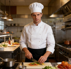 Unisex Chef Hat Adjustable Elastic Baker-Cap-Reusable-Kitchen-Cooking-Hats for M