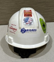 Entergy White V-Gard MSA Hard Hat – Large