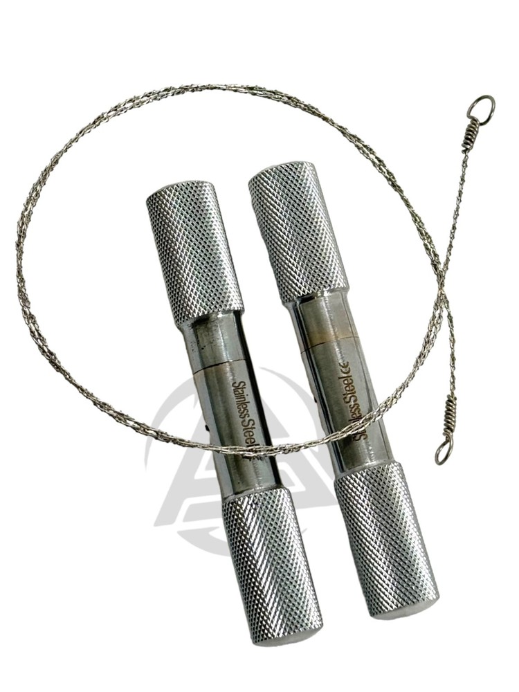 OB Dehorning Wire Saw with Handles for Cattle, Deer, Bulls, Horn Cutting Wire